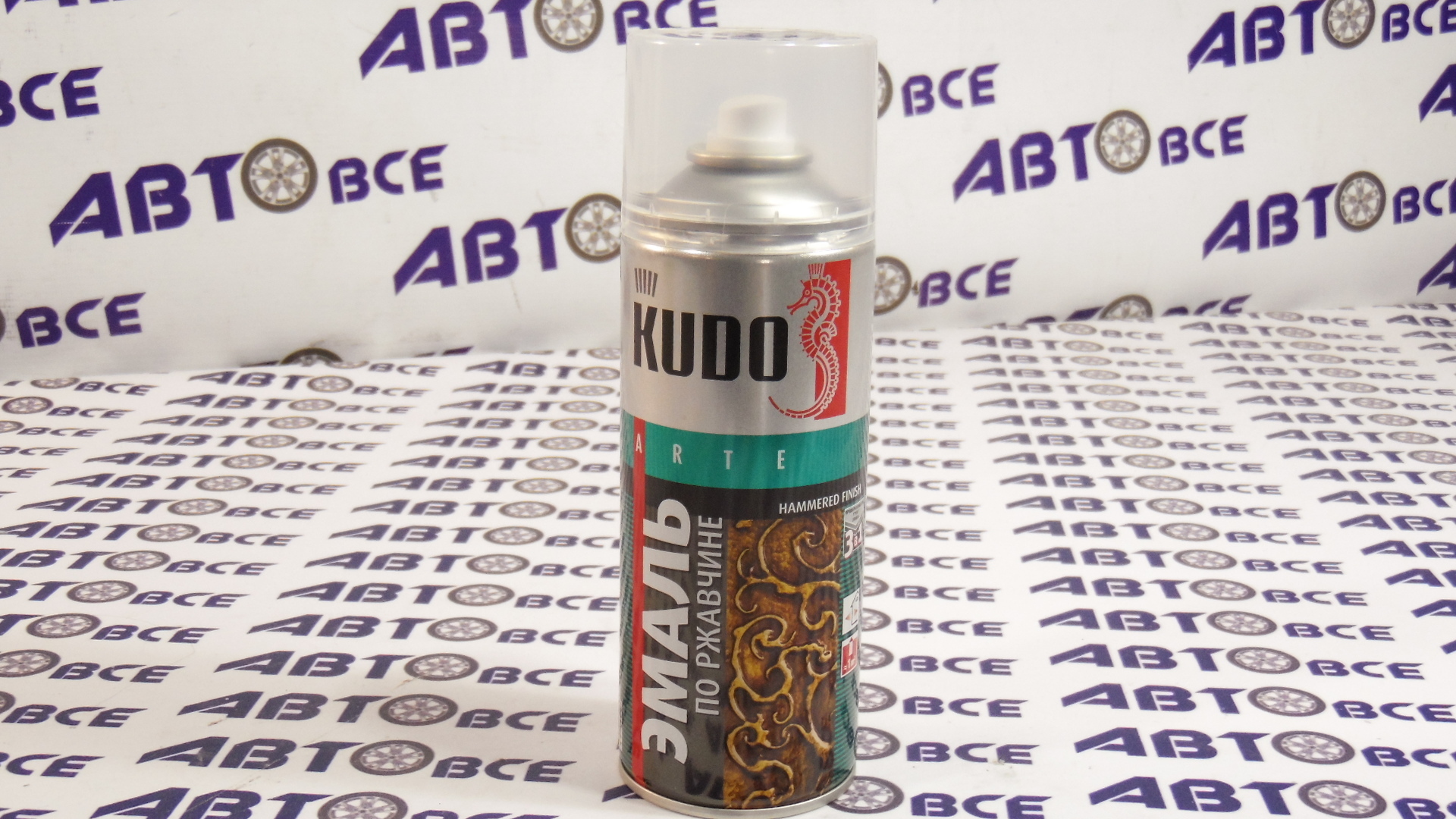 Аэрозоль (краска в баллонах) молотк по ржавчине черная медь 520мл KUDO